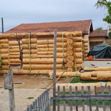 Chalet en construction