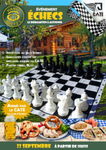 Soirée échecs au Biergarten 22 sept 2021