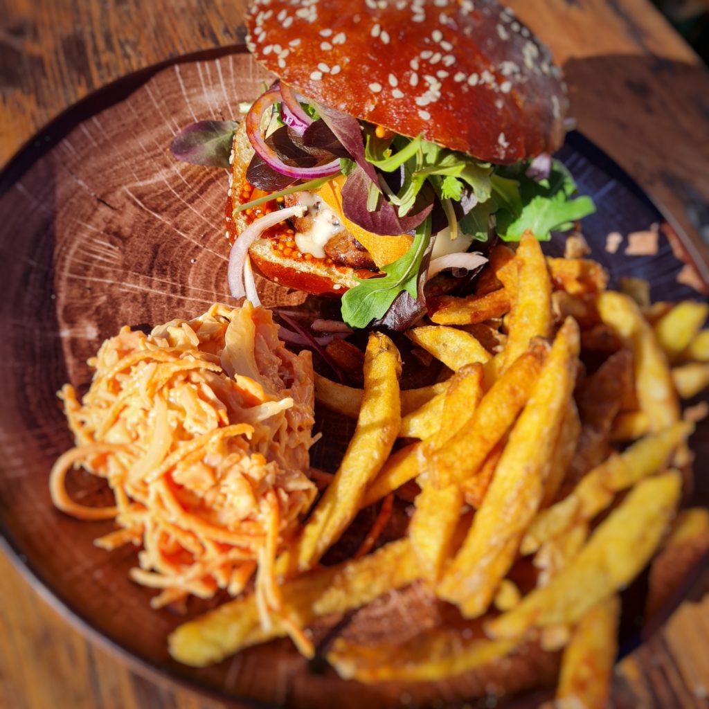 Raclette Pickels Burger -Hansel et Bretzel